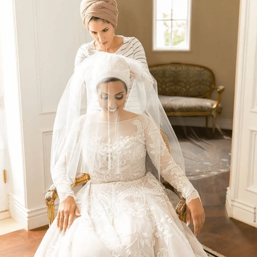تور عروسی برای عروس های با حجاب