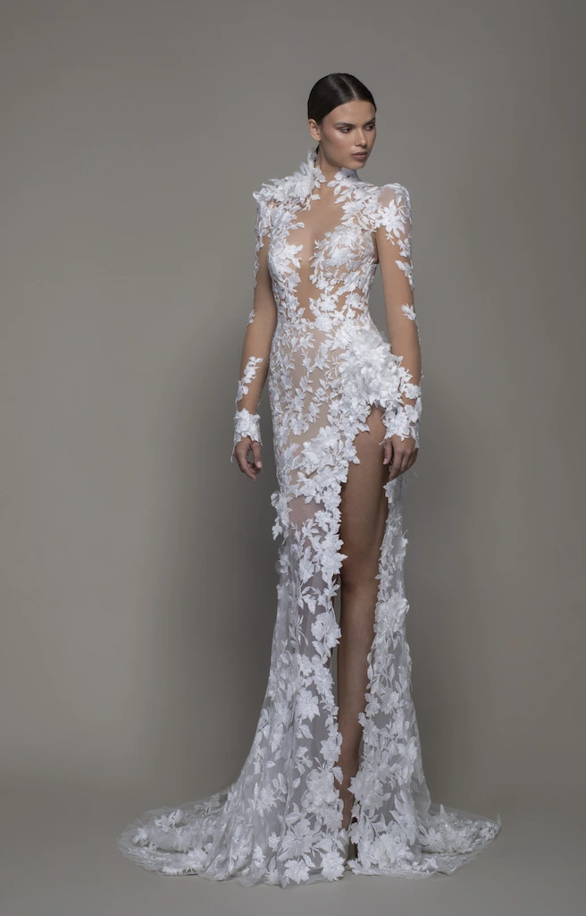 pnina-tornai-long-sleeved-high-neck-illusion-lace-sheath-wedding-dress-with-slit-8000013