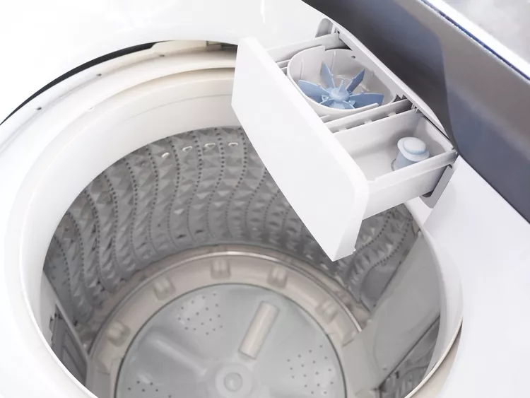 top-view-of-white-washing-machine