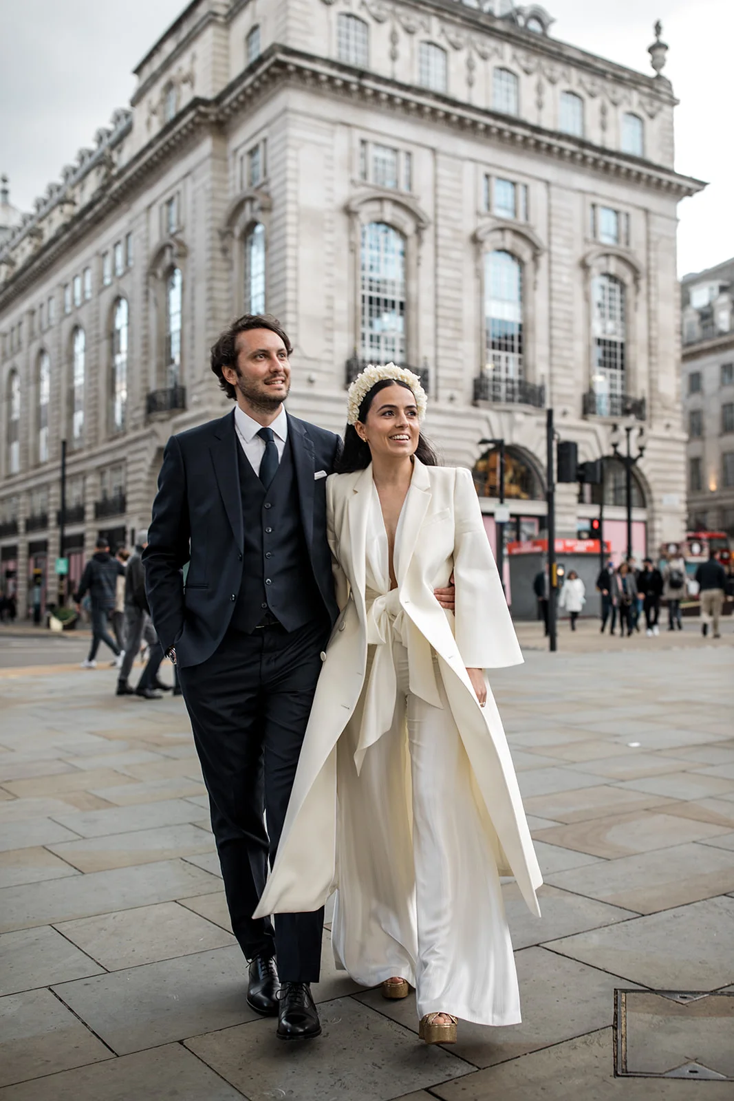 Ines and Filo London Elopement
