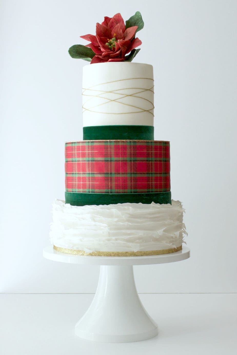 plaid-wedding-cake