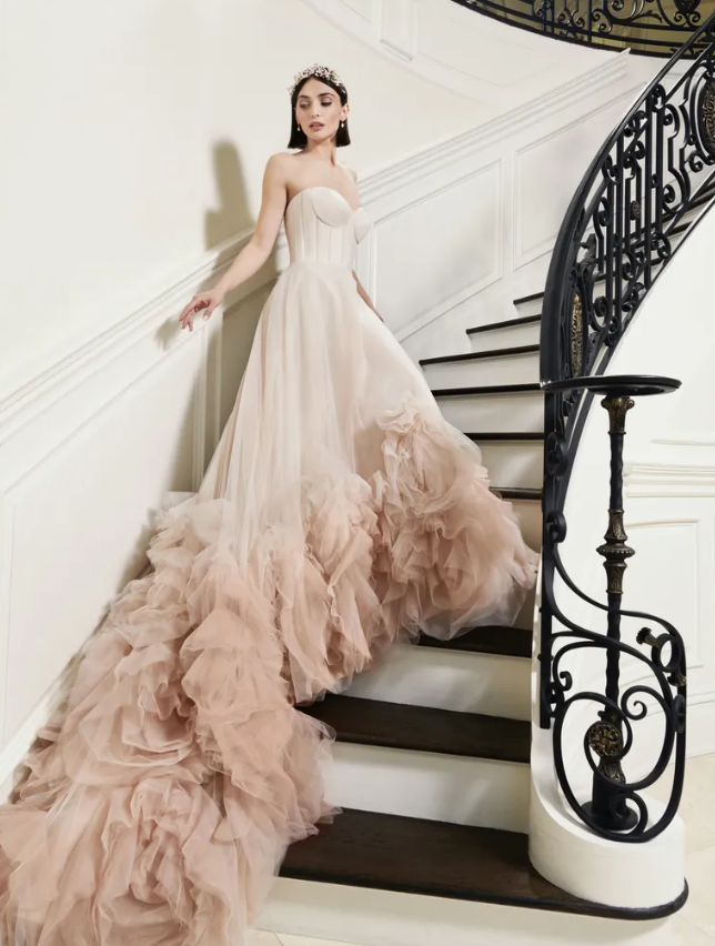 The Best Soft Pink Wedding Dress
