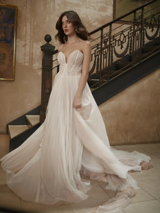 The Best Blush Wedding Dress
