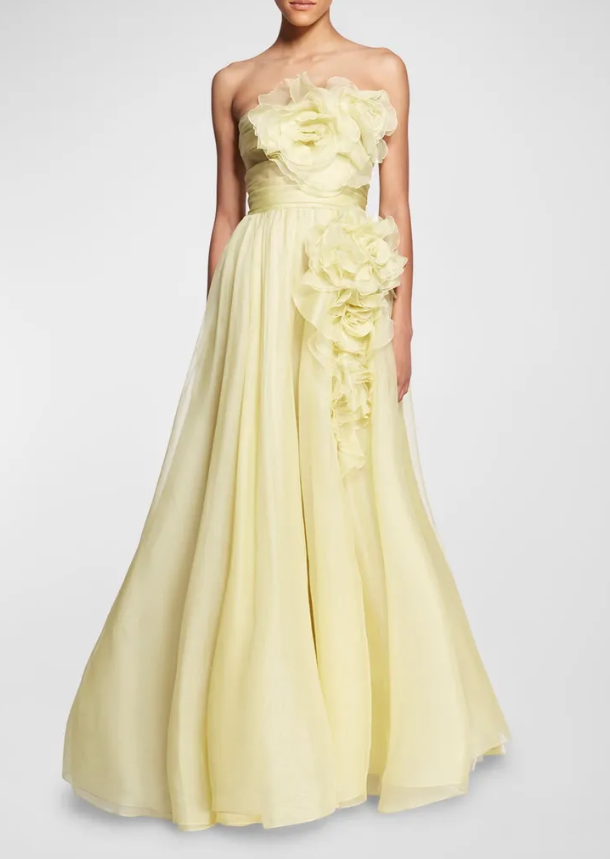 The Best Pastel Yellow Wedding Dress
