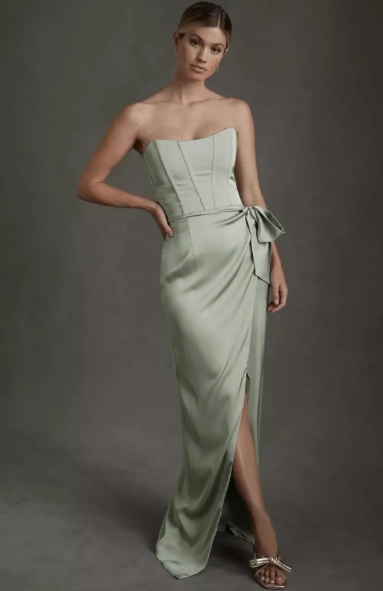 The Best Pale Green Wedding Dress
