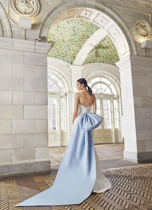 The Best Pale Blue Wedding Dress
