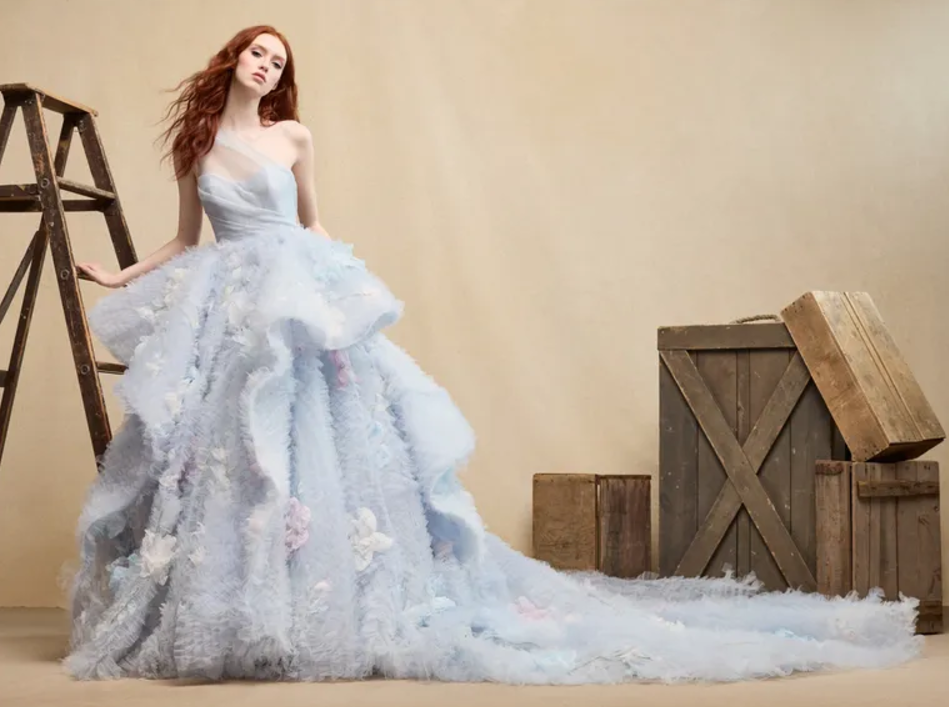 The Best Baby Blue Wedding Dress
