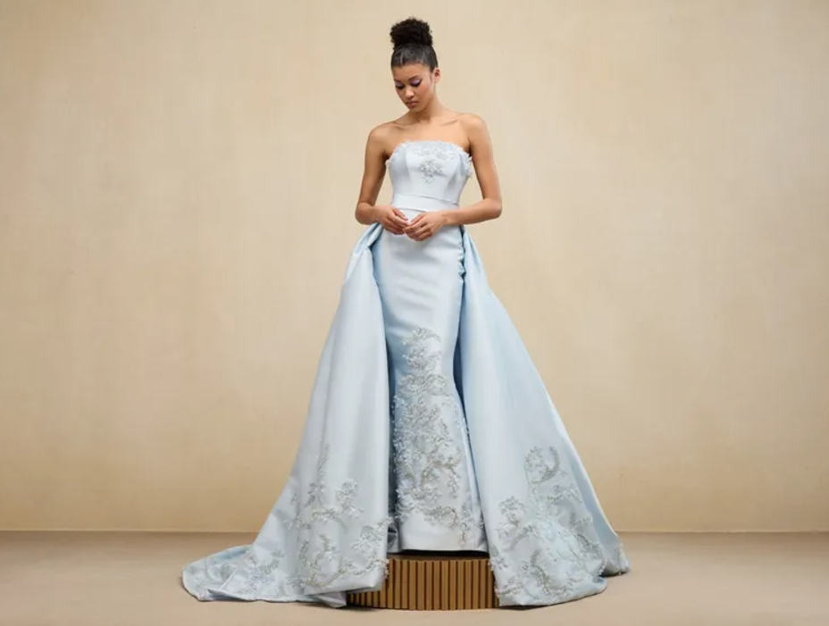 The Best Pastel Blue Wedding Dress
