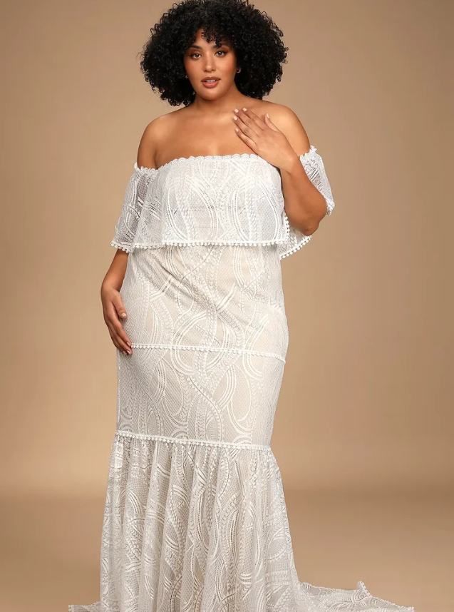 Best Beach Plus-Size Wedding Dress