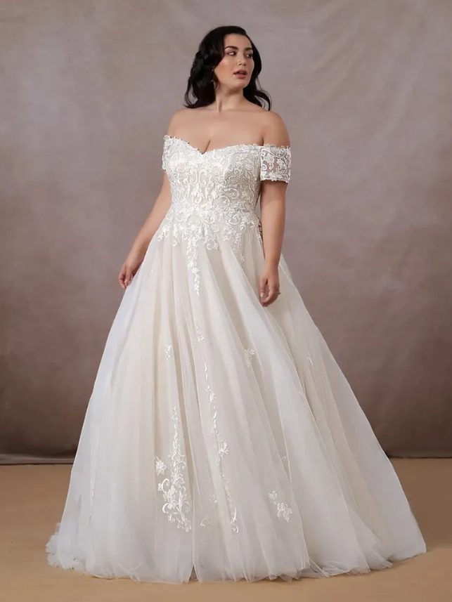 Best Ball Gown Plus-Size Wedding Dress