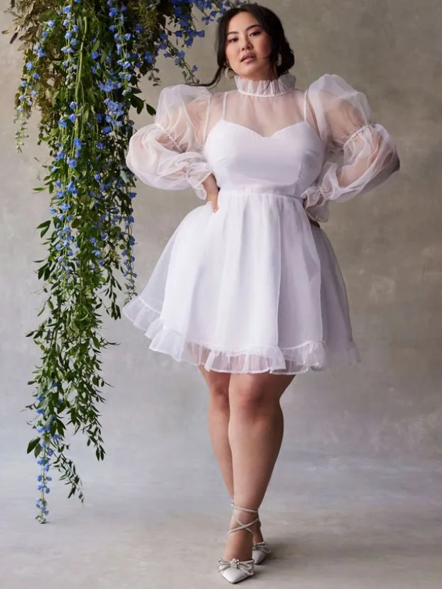 Best Short Plus-Size Wedding Dress