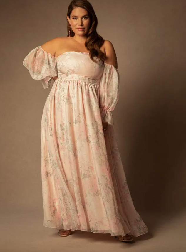 Best Colorful Plus-Size Wedding Dress