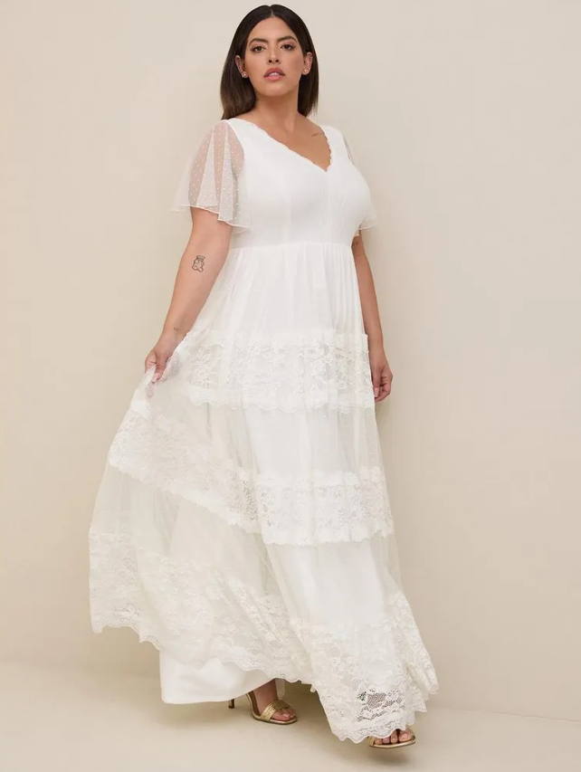 Best Casual Plus-Size Wedding Dress