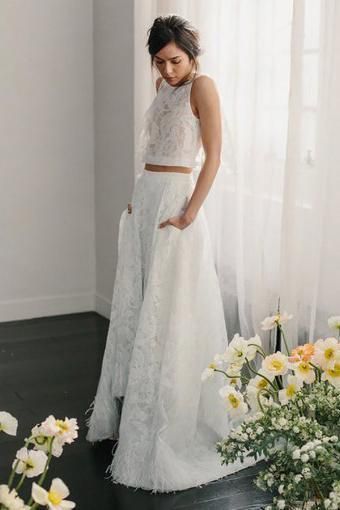 Two-piece wedding dress-18