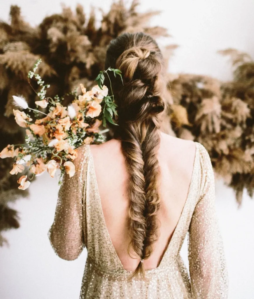 elegant-intricate-ponytail-best-braided-wedding-hair