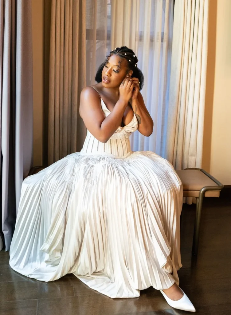 unique-natural-low-ponytail-best-curly-wedding-hair-with-pearl-embellished-cornrows