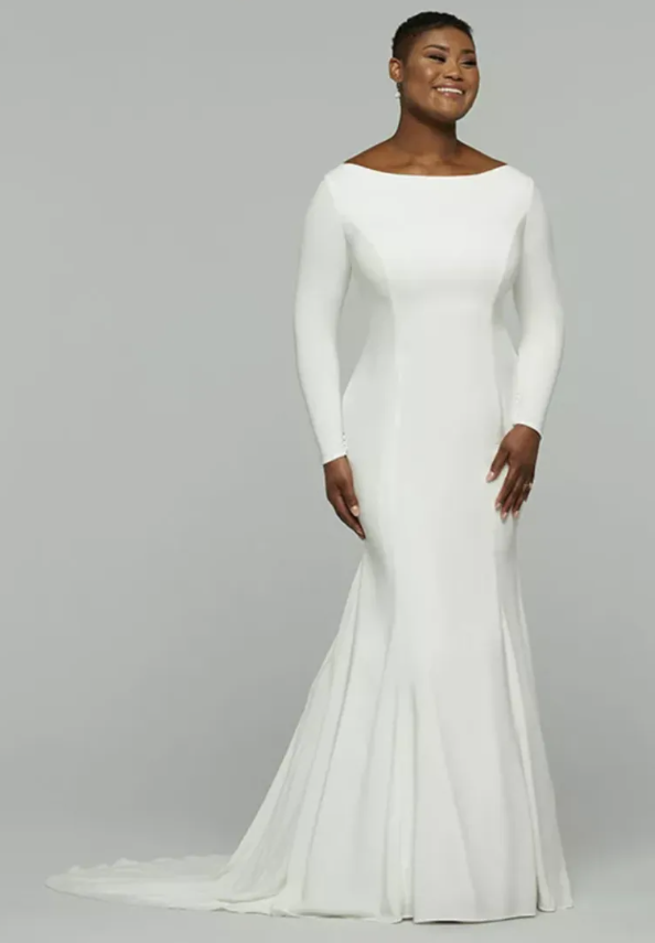Avery Austin Carly Mermaid Wedding Dress