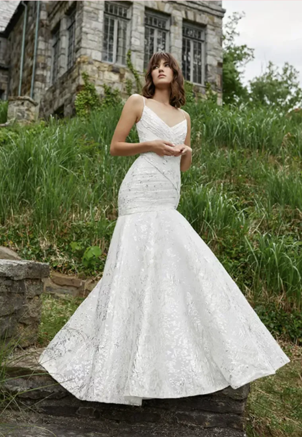 Lazaro Calista Mermaid Wedding Dress
