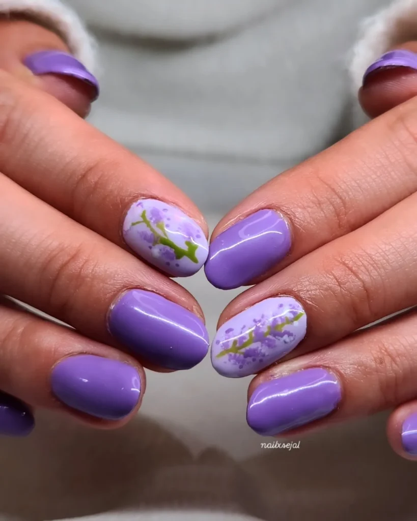 لاک با طرح اسطوخودوسی روشن