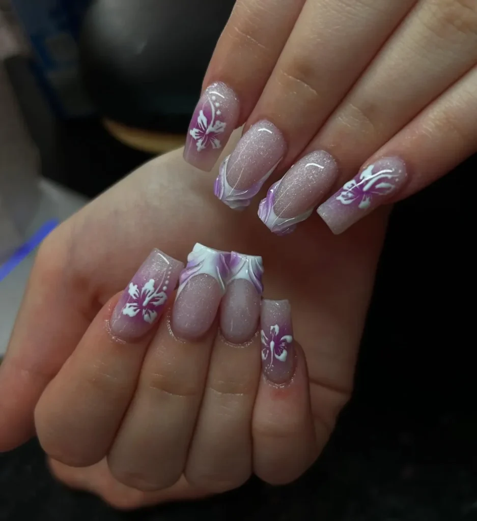 ناخن‌های کروم سه‌بعدی