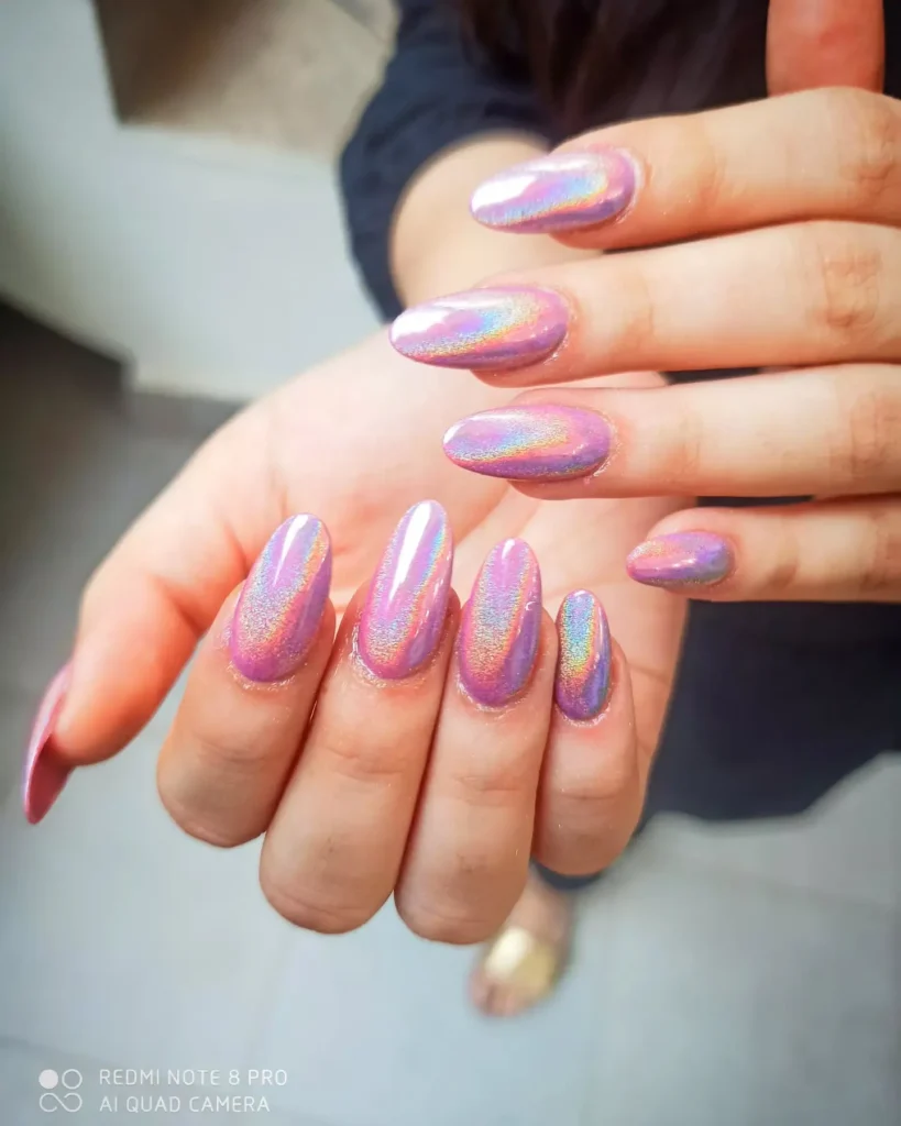 لاک‌ بنفش کروم