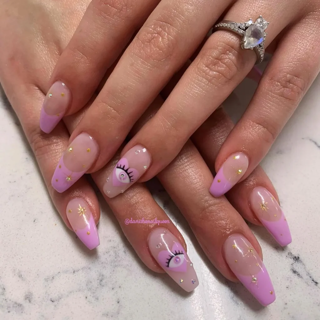 طرح تای‌دای بنفش (Tie-Dye)