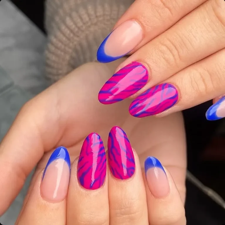 لاک‌ بنفش طرح زبرا