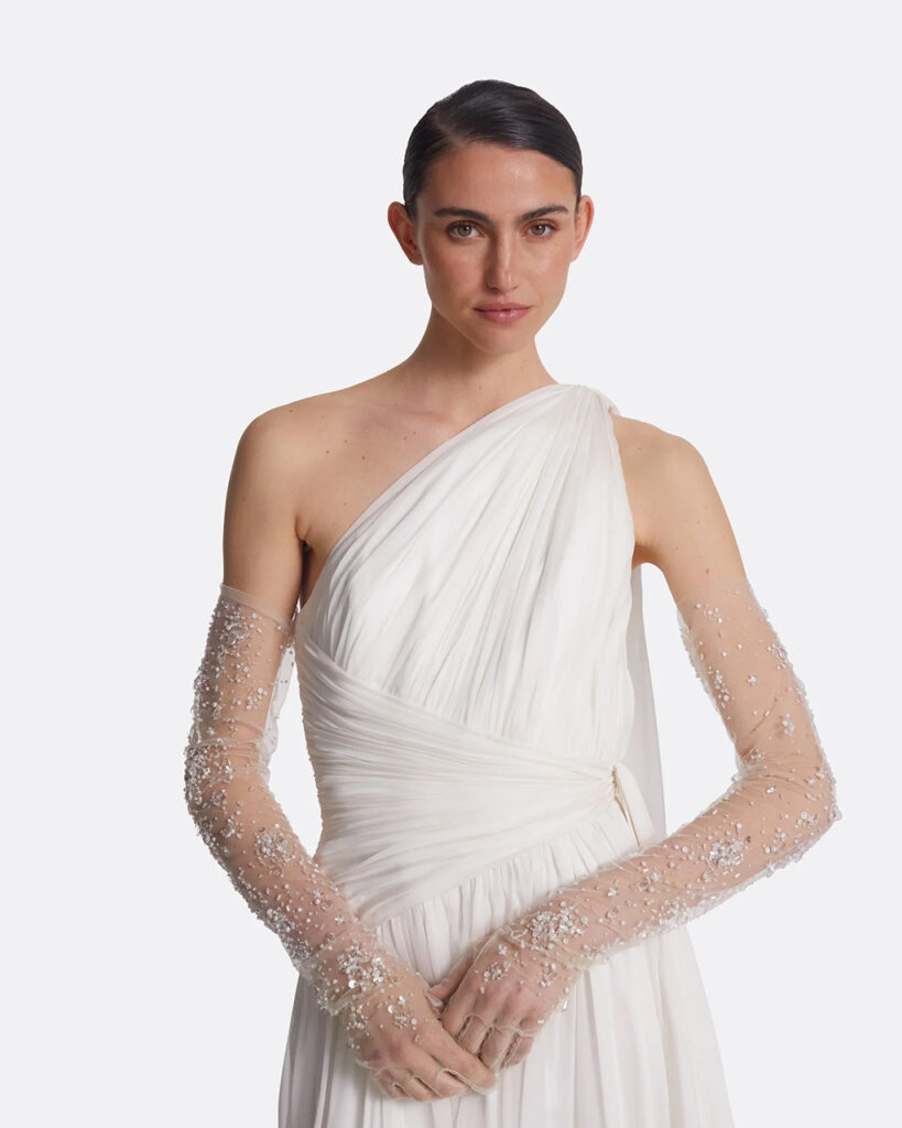 Stylish Opera Gloves for Brides 18